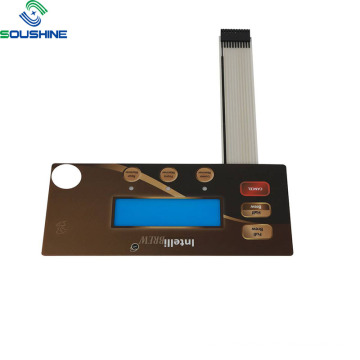 Full color Intelli Brew coffee maker membrane switch